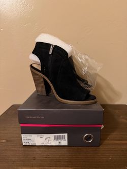 Vince Camuto VV-Koral Black Suede Heels Size 8M