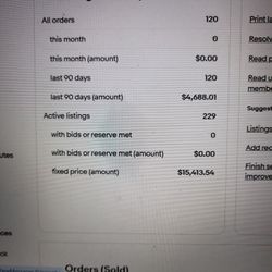 eBay Store For Sale
