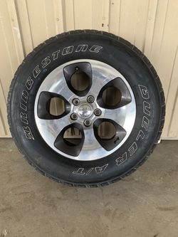2017 Stock Jeep Wheels And Tires Five