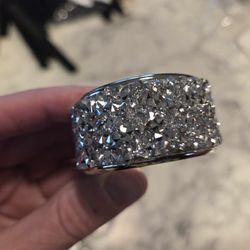 Silver, Sparkle Napkin Rings 