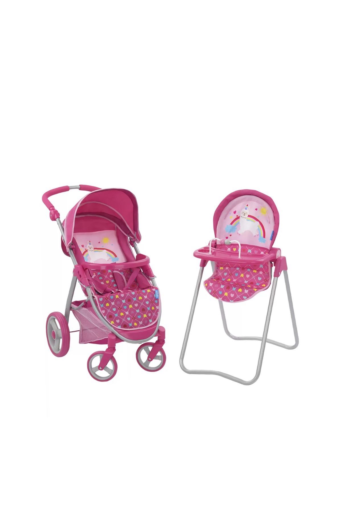 Hauck Llamacorn Stroller and matching High Chair set