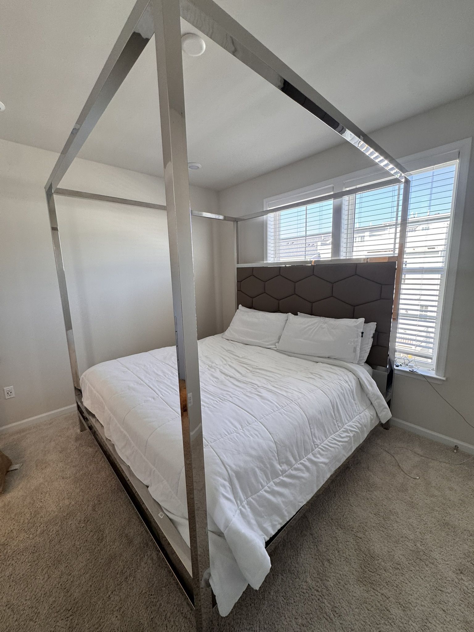 Modern King Size Canopy Bed
