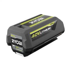 New-Ryobi 40V Lithium-Ion 4.0 Ah Battery
