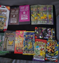 Sealed Pokémon packs