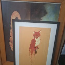 2 x Pictures w/frames