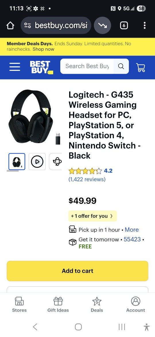 Logitech Wireless Headphones