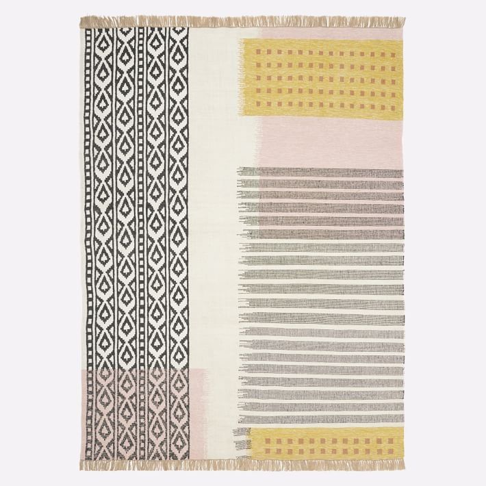 West Elm Ikat Indoor Outdoor Rug
