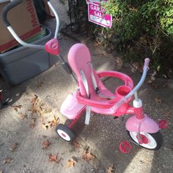 Kids tricycle with a door push handle only $30 firm