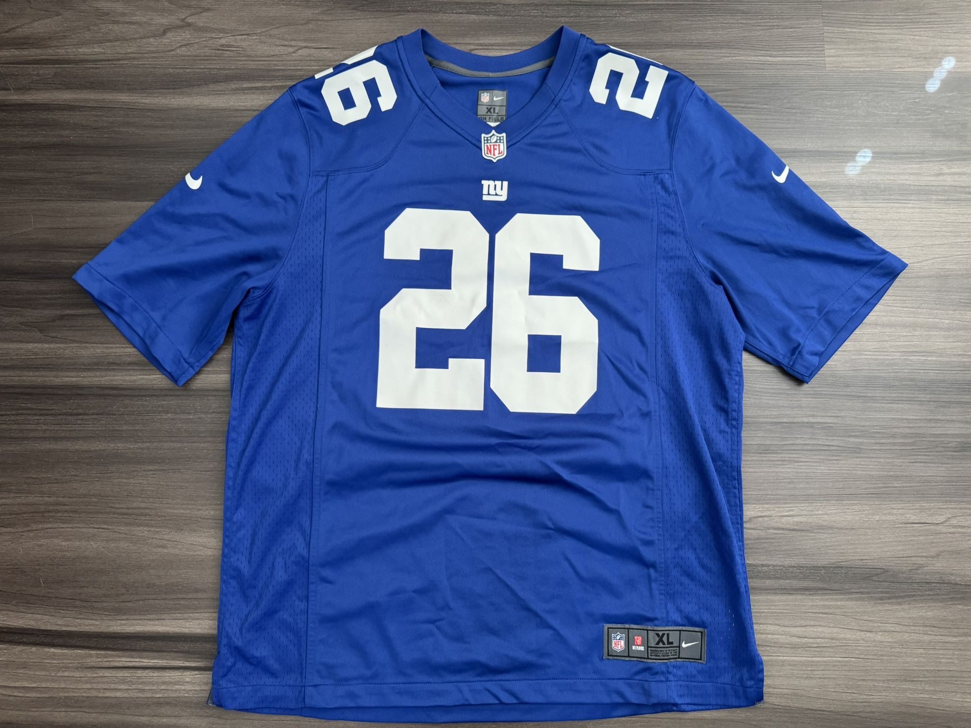 Nike New York Giants Saquan Barkley #26 On Field Home Game Jersey Men’s XL