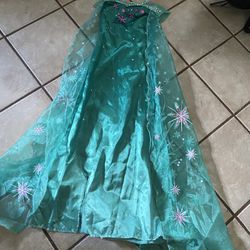 Girls Disney Frozen Dress Costume Size L(10-12) Preowned 