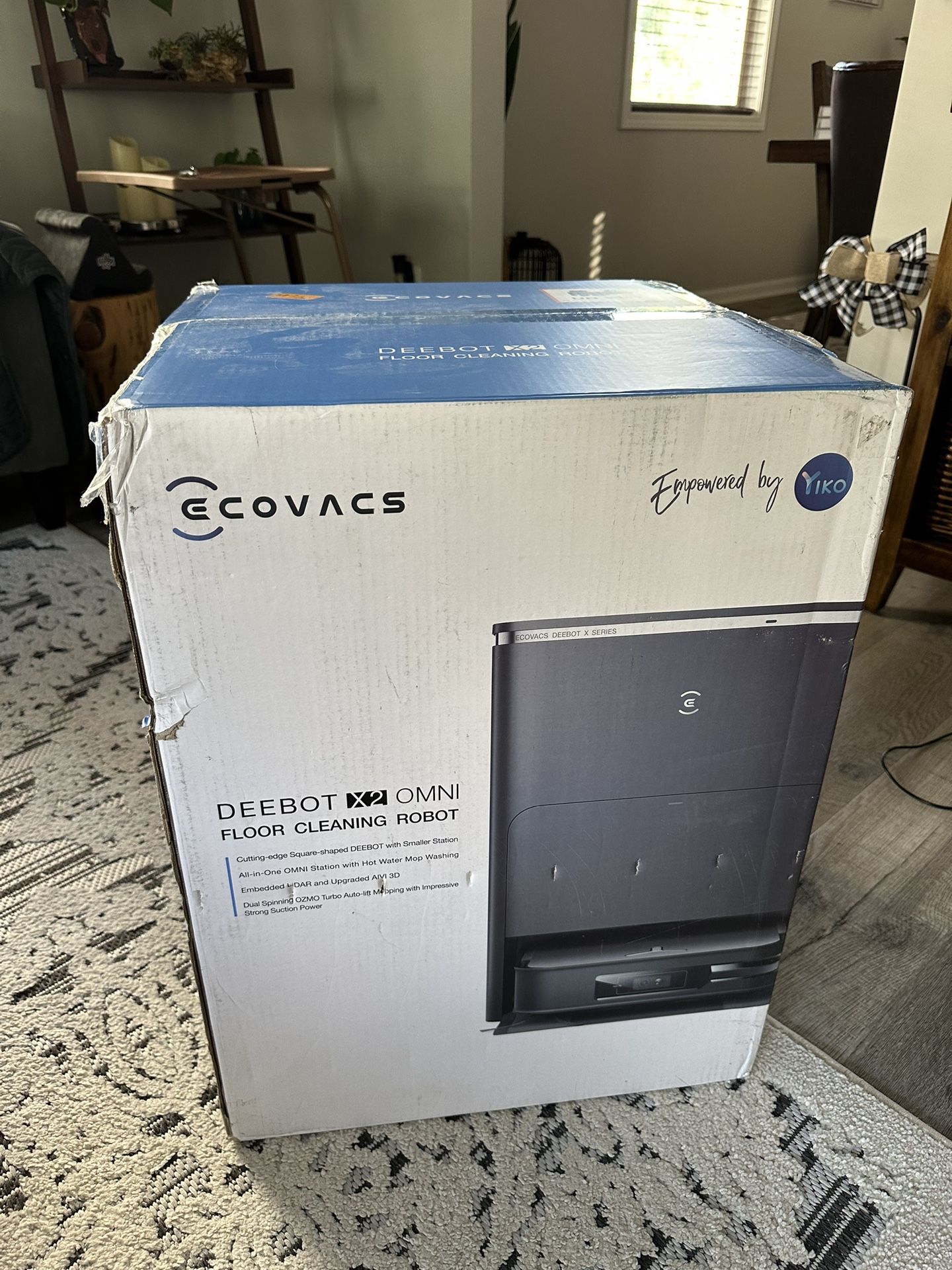 *BRAND NEW* Robot Vacuum (ECOVACS DEEBOT X2 Omni vacuum & Mop)