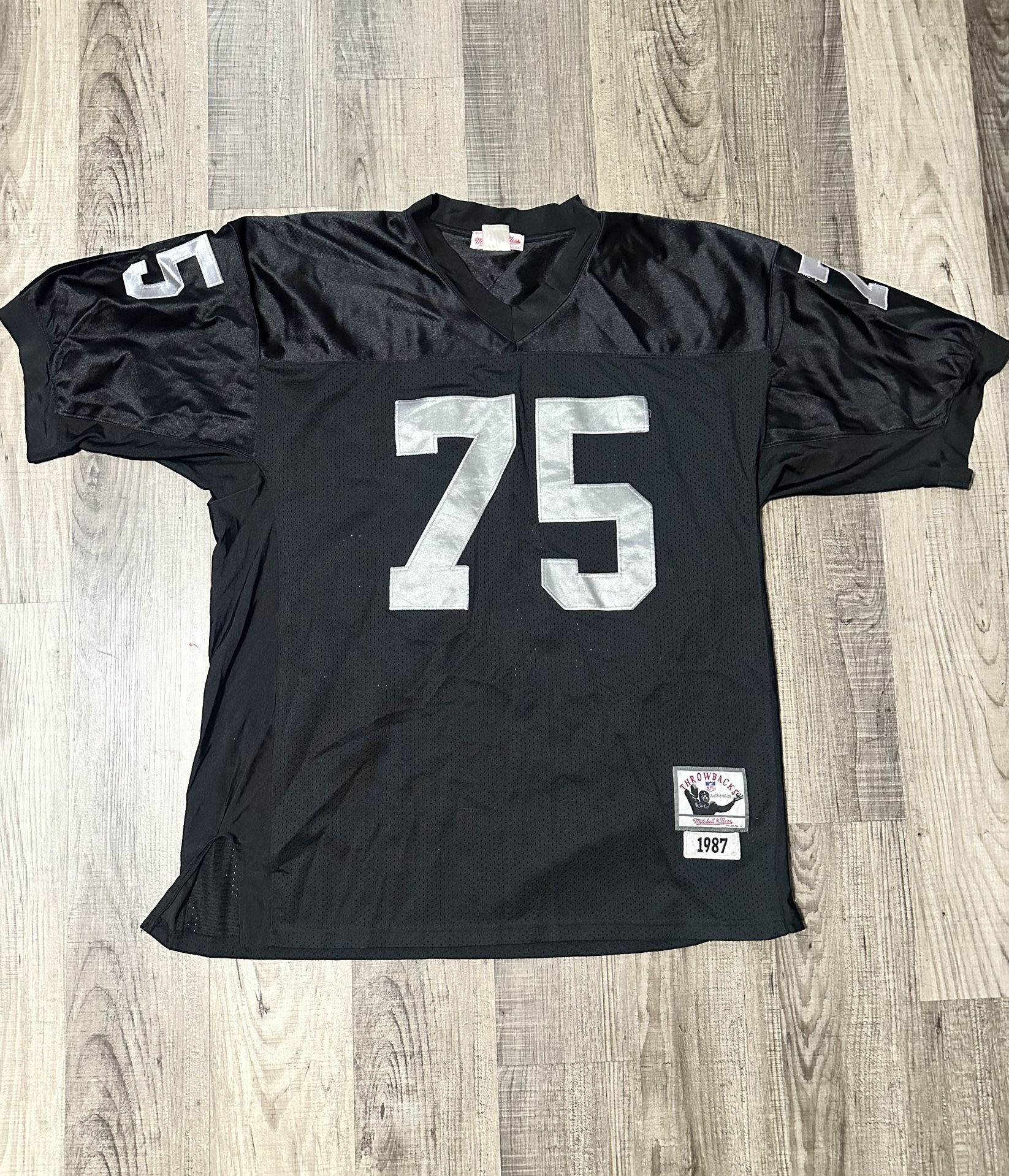 Vintage Mitchell & Ness 1987 Los Angeles Raiders Howie Long Jersey 2XL