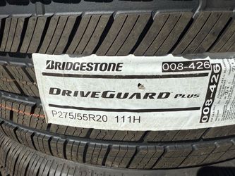 275/55R20 4 new tires Bridgestone Runflat