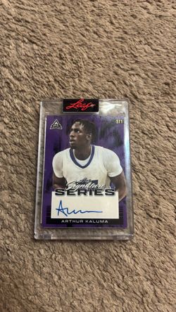 Arthur Kaluma Leaf Signature Series Auto 1/1
