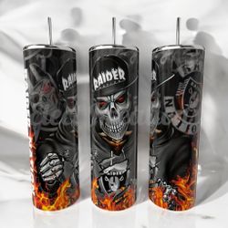 Raider Nation tumbler