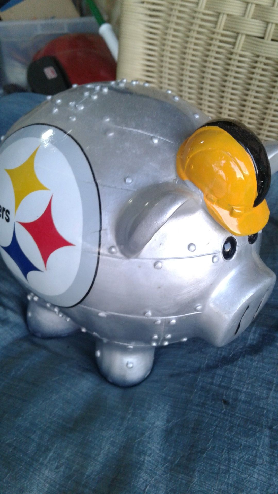 Steelers piggy bank