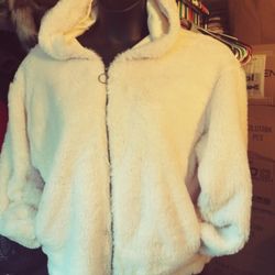 Women's Faux Fur Coat And Vest