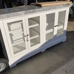 NEW Sideboard Buffet Cabinet With LED Lights