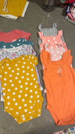 Lote De 8 Piezas Playeritas Niña Talla 12 Meses 