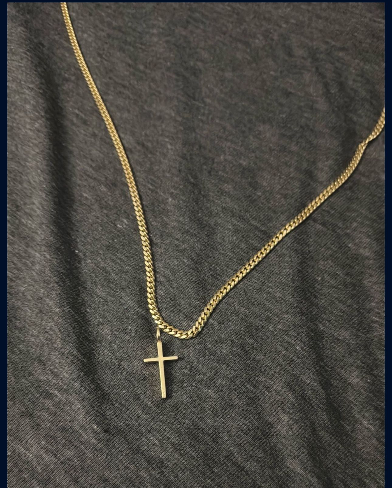 Gold Chain And Pendant 