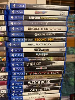 PlayStation 4 Ps4 Games $10-25 Each