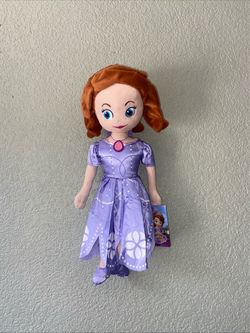 Disney Princess -Sofia The First- 14” Plush Backpack Doll Stuffed Animal NWT