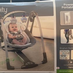 Power Adopt Portable Baby Swing 