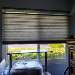 Shade By Alta - 2" Light Filtering Top Down Bottom Up Cordless $400 For Both!!!  Retail $1000  Size 58 3/8 X 47 3/4 & 58 1/2 X 47 3/4 - Beautiful!