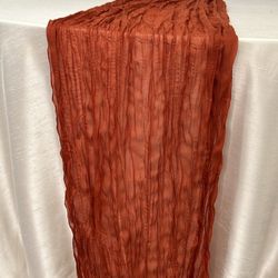 Table Runner Terracota