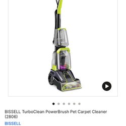TURBOCLEAN™ Bissell® POWERBRUSH pet* LIGHTWEIGHT CARPET DEEF CLEANER