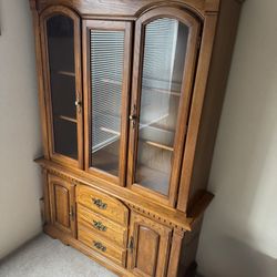 China Cabinet Oak 