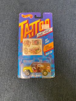 Hot Wheels Tattoo Machine Open Wide