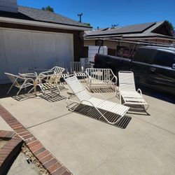 Vintage Patio Furniture Brown Jordon 