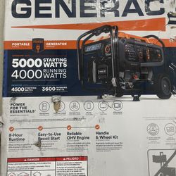 Generac 5000 Watts Generator *Brand new*