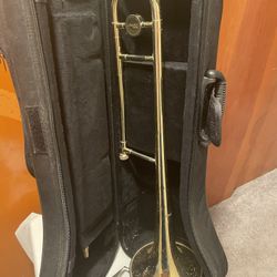 Mending Slide Trombone, With Carrying Case & Chromatic String Tuner