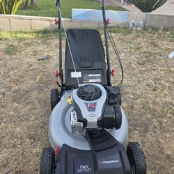 Murray
22 in. 140 cc Briggs & Stratton Walk Behind Gas Self-Propelled Lawn Mower with Front Wheel Drive and Bagger