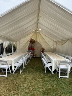 Tent With Drape 