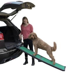 Pet Gear Portable Ramp Travel Lite Bi Fold With SupertraX Animal Rehabilitation
