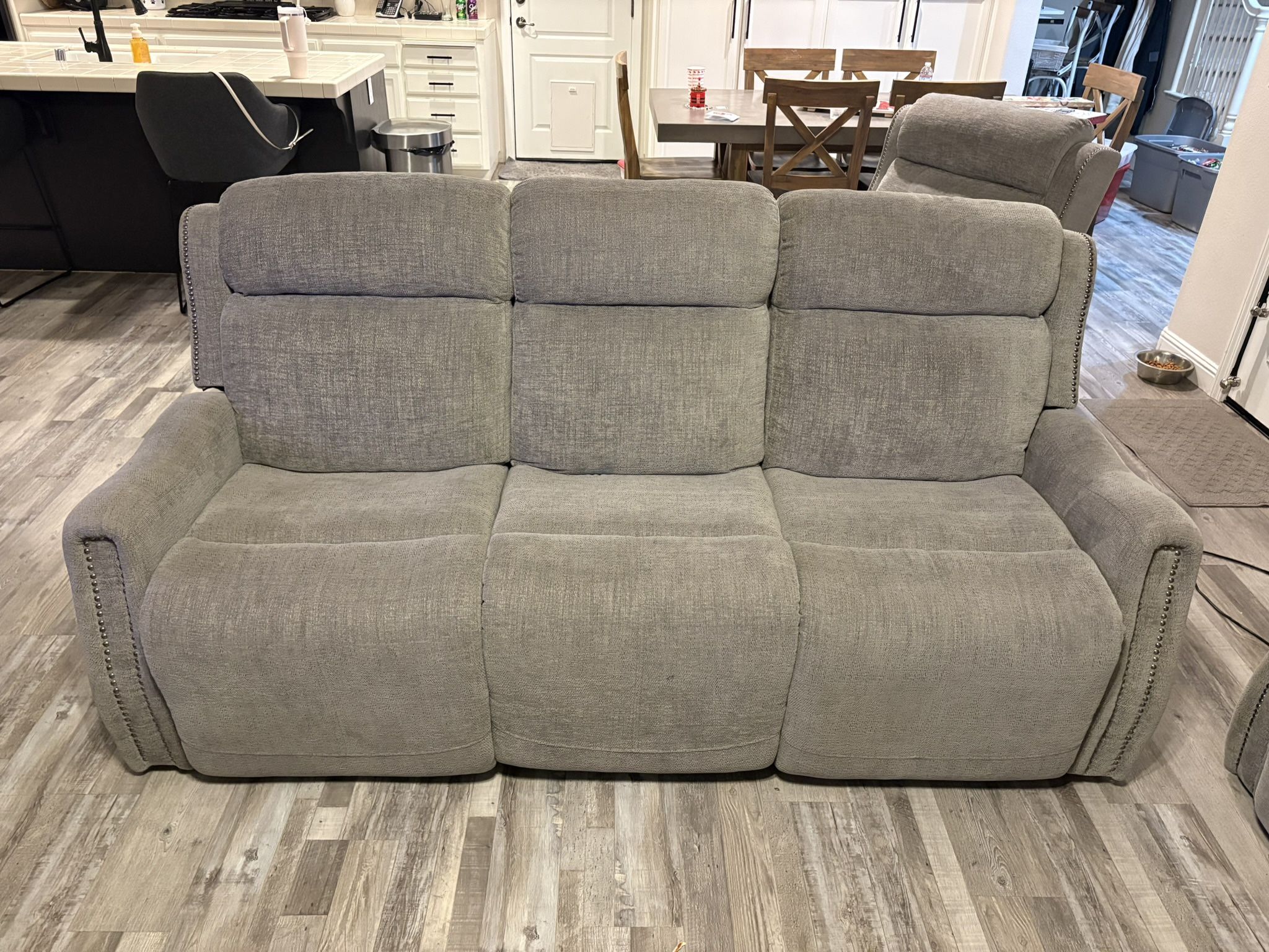 Grey Couch And Chair 