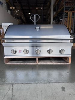 Premium Sizzler 40-in 5 Burner Built-In Natural Gas Grill - SZR40