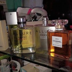 5 Brand-new Channel Cologne Bottles 