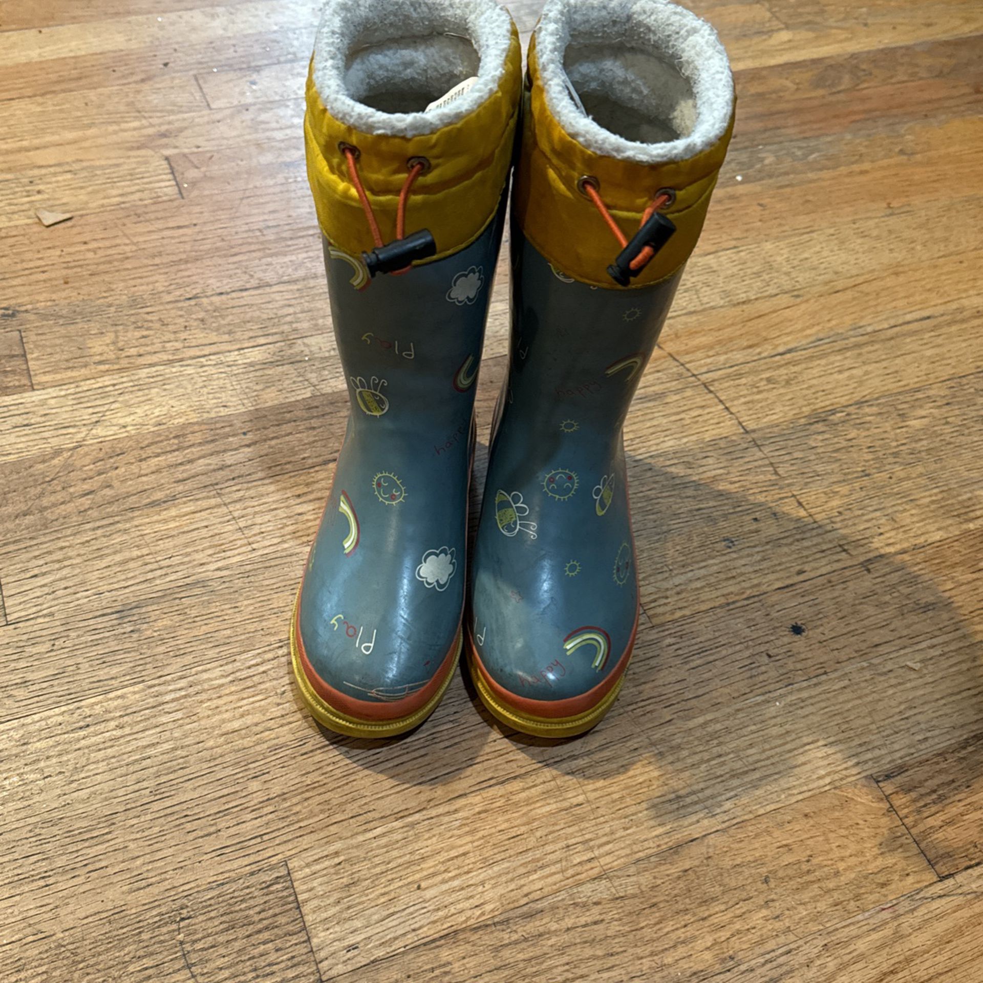 Girl Rain Boots Size 11-12