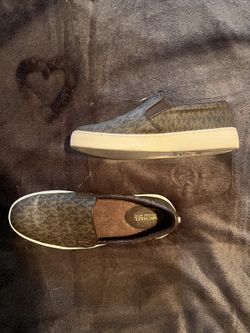Michael Kors Brown Slip On Sneakers