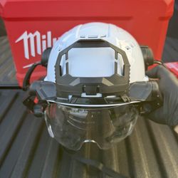Milwaukee BOLT Safety Helmet w/ Face Shield & Ear Muffs – $170