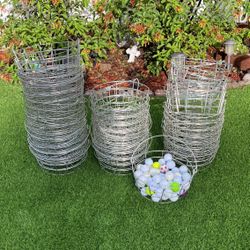Metal Golf ball Range  / Multi-purpose use Baskets with Handles ($5 Each)