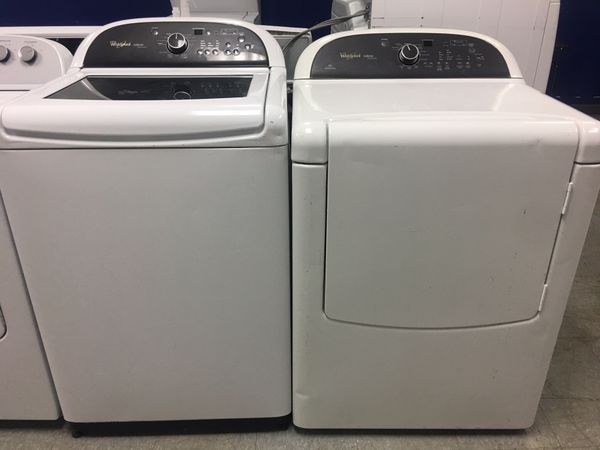 MATCHING WHIRLPOOL CABRIO PLATINUM WASHER AND DRYER SET 599 OR $1 DOWN