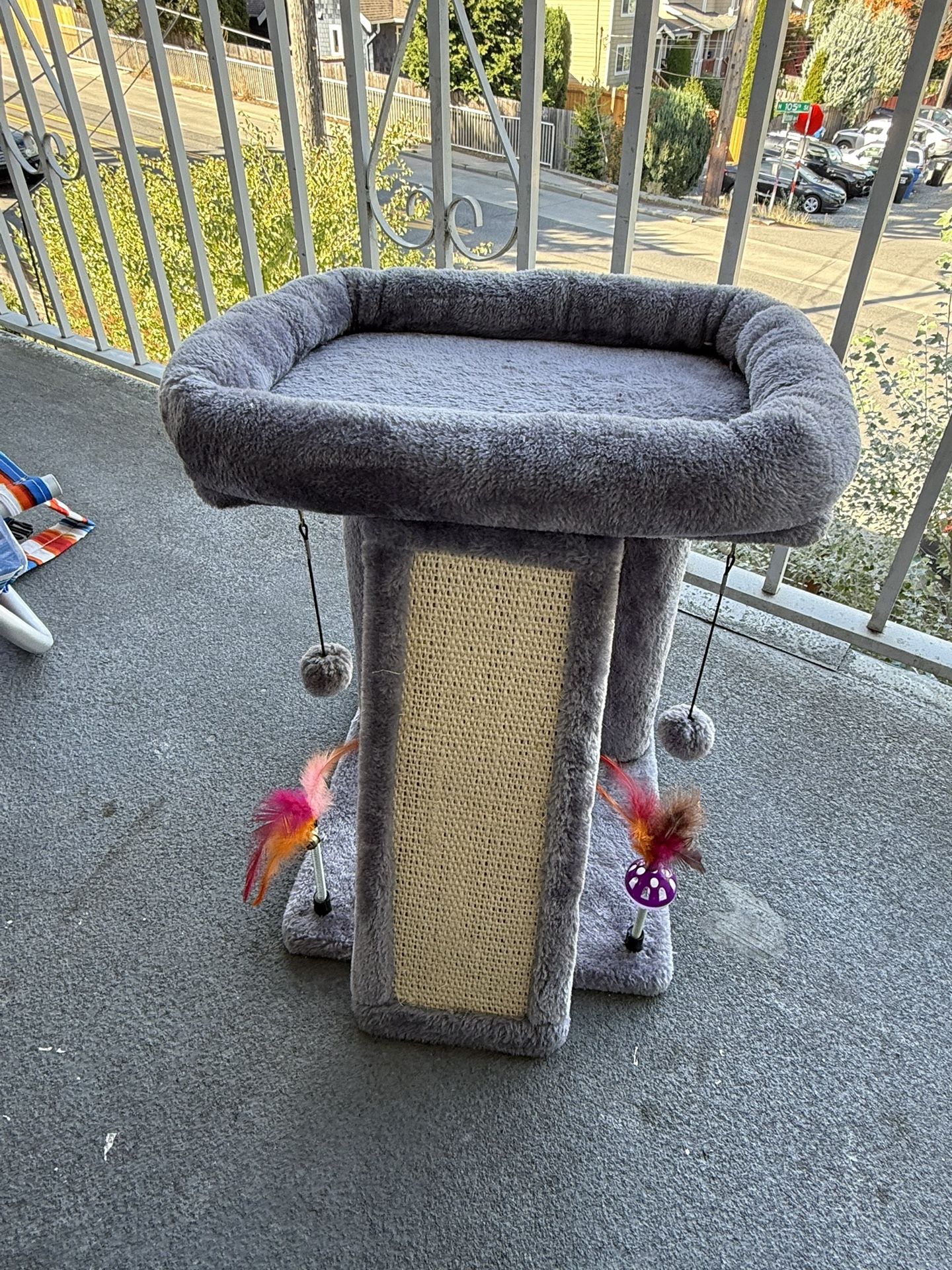 Cat Tree With Scratcher