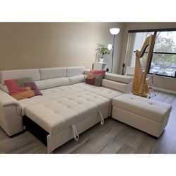 White Sofa Bed