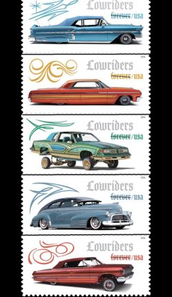#6062 - #6066   2026 Low Riders Singles set/5 - MNH