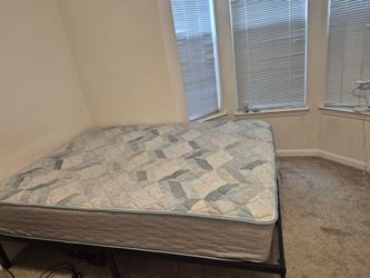 Queen Size mattress and Study Table with Chair